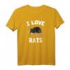 Ich Liebe Ratten Shirt – Süßes und lustiges Ratten T-Shirt für Damen, Herren & Kinder