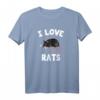 Ich Liebe Ratten Shirt – Süßes und lustiges Ratten T-Shirt für Damen, Herren & Kinder