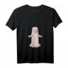 Damen Yoga Nager Ratte Nacktmull T-Shirt mit V-Ausschnitt – Lustiges Tierdesign für Tierliebhaberinnen & Rattenfans