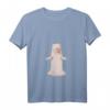 Damen Yoga Nager Ratte Nacktmull T-Shirt mit V-Ausschnitt – Lustiges Tierdesign für Tierliebhaberinnen & Rattenfans