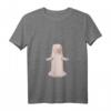 Damen Yoga Nager Ratte Nacktmull T-Shirt mit V-Ausschnitt – Lustiges Tierdesign für Tierliebhaberinnen & Rattenfans