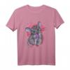 Maus Geschenk für Kinder Damen Herren Mädchen Jungs - Tierisches Handy T-Shirt mit Herzmotiv, klassisch geschnitten