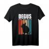Degu | Vintage Streifen | Degus sind keine Ratten | Lustiges Nagetier T-Shirt als Geschenk für Tierliebhaber, Frauen & Teenager