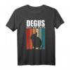 Degu | Vintage Streifen | Degus sind keine Ratten | Lustiges Nagetier T-Shirt als Geschenk für Tierliebhaber, Frauen & Teenager