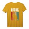Degu | Vintage Streifen | Degus sind keine Ratten | Lustiges Nagetier T-Shirt als Geschenk für Tierliebhaber, Frauen & Teenager