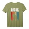 Degu | Vintage Streifen | Degus sind keine Ratten | Lustiges Nagetier T-Shirt als Geschenk für Tierliebhaber, Frauen & Teenager
