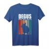 Degu | Vintage Streifen | Degus sind keine Ratten | Lustiges Nagetier T-Shirt als Geschenk für Tierliebhaber, Frauen & Teenager