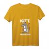 Damen Igitt Menschen Ratte Lustiges Spruch T-Shirt mit V-Ausschnitt - Humorvolles Statement für Alleingängerinnen