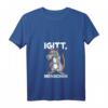 Damen Igitt Menschen Ratte Lustiges Spruch T-Shirt mit V-Ausschnitt - Humorvolles Statement für Alleingängerinnen