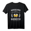Bademeister Geschenk-Idee mit Bier Spruch – Lustiges Schwimmbad T-Shirt für Wassersportler & Bierliebhaber