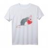 Nagetier-Rattenliebhaber, Herzen, Tier-Liebe - Niedliches Ratten T-Shirt für Tierfreunde und Haustierbesitzer