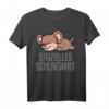 Lustiges Maus Ratte Schlafshirt - Offizielles Pyjama Nachthemd für Damen und Herren, perfekte Geschenkidee für Langschläfer und Morgenmuffel