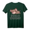 Lustiges Maus Ratte Schlafshirt - Offizielles Pyjama Nachthemd für Damen und Herren, perfekte Geschenkidee für Langschläfer und Morgenmuffel