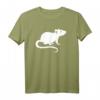 Ratte T-Shirt für Tierliebhaber – Klassisch geschnitten, doppelt genähter Saum, perfekt für Nagetierfans