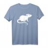 Ratte T-Shirt für Tierliebhaber – Klassisch geschnitten, doppelt genähter Saum, perfekt für Nagetierfans