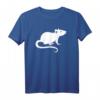 Ratte T-Shirt für Tierliebhaber – Klassisch geschnitten, doppelt genähter Saum, perfekt für Nagetierfans