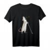 Weiße singende Ratte Geschenk für Nager und Rattenfreunde T-Shirt - Perfektes Geschenk für Weihnachten, Geburtstag & das chinesische Jahr der Ratte