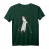 Weiße singende Ratte Geschenk für Nager und Rattenfreunde T-Shirt - Perfektes Geschenk für Weihnachten, Geburtstag & das chinesische Jahr der Ratte