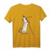 Weiße singende Ratte Geschenk für Nager und Rattenfreunde T-Shirt - Perfektes Geschenk für Weihnachten, Geburtstag & das chinesische Jahr der Ratte