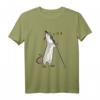 Weiße singende Ratte Geschenk für Nager und Rattenfreunde T-Shirt - Perfektes Geschenk für Weihnachten, Geburtstag & das chinesische Jahr der Ratte
