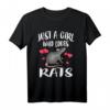 Nur ein Mädchen, das Ratten liebt - HapFrog T-Shirt für Tierliebhaberinnen, lustiges Geschenk für Rattenfans