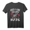 Nur ein Mädchen, das Ratten liebt - HapFrog T-Shirt für Tierliebhaberinnen, lustiges Geschenk für Rattenfans