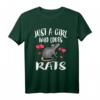 Nur ein Mädchen, das Ratten liebt - HapFrog T-Shirt für Tierliebhaberinnen, lustiges Geschenk für Rattenfans