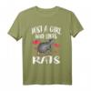 Nur ein Mädchen, das Ratten liebt - HapFrog T-Shirt für Tierliebhaberinnen, lustiges Geschenk für Rattenfans