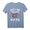 Nur ein Mädchen, das Ratten liebt - HapFrog T-Shirt für Tierliebhaberinnen, lustiges Geschenk für Rattenfans