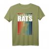 Ratten T-Shirt mit Vintage Streifen & süßem Spruch - Perfektes Geschenk für Rattenhalter & Tierliebhaber