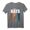 Ratten T-Shirt mit Vintage Streifen & süßem Spruch - Perfektes Geschenk für Rattenhalter & Tierliebhaber