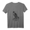 Damen Wanderfalke Falknerei Raubvogel Vogelbeobachter Geschenk T-Shirt mit V-Ausschnitt – Perfekt für Birdwatcher & Falknerei-Fans