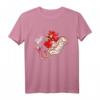 Lustiges Wurm Hühner Huhn Katze T-Shirt – Humorvolles Tierdesign für Tierliebhaber, Landwirte und Katzenfans