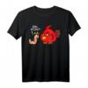Lustiges Vogel Wurm T-Shirt mit Humor - Cartoon Tierdesign für Geburtstag, Weihnachten & Partys