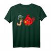 Lustiges Vogel Wurm T-Shirt mit Humor - Cartoon Tierdesign für Geburtstag, Weihnachten & Partys