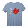Lustiges Vogel Wurm T-Shirt mit Humor - Cartoon Tierdesign für Geburtstag, Weihnachten & Partys