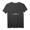 Damen Moskau Skyline T-Shirt mit V-Ausschnitt – Perfekt für Russland- und Moskau-Fans, Reisende und Kulturbegeisterte