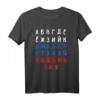 Russisches Alphabet Kyrillische Schrift Russisch Lernen T-Shirt - Lustiges Geschenk für Russlandfans, Touristen & Sprachlernende