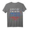 Russisches Alphabet Kyrillische Schrift Russisch Lernen T-Shirt - Lustiges Geschenk für Russlandfans, Touristen & Sprachlernende
