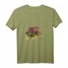 Lustiges Faultier T-Shirt mit Schildkröte - Humorvolles Comic-Design für Damen, Kinder & Erwachsene, perfektes Geschenk für Geburtstag & Weihnachten