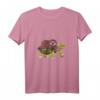 Lustiges Faultier T-Shirt mit Schildkröte - Humorvolles Comic-Design für Damen, Kinder & Erwachsene, perfektes Geschenk für Geburtstag & Weihnachten