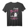 Crazy Gerbil Lady Gerbil Mädchen Rennmaus T-Shirt – Lustiges Geschenk für Gerbil Züchter und Rennmaus Fans