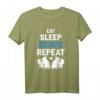 Eat Sleep Degus Repeat T-Shirt – Geschenk für Nagetiere Liebhaber, Degu Fans & Tierfreunde zu Weihnachten & Geburtstag