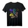 Zoo Tierpfleger Reptil Geschenk Buntes Schlange T-Shirt - Perfekt für Reptilienfans & Tierliebhaber zum Geburtstag & Weihnachten