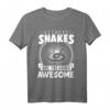 Weil Schlangen fantastisches lustiges Reptil ausflippen T-Shirt – Klassisch geschnitten, langlebiges Tiermotiv