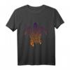Schildkröte Shell mit Artistic Design - Reptile T-Shirt zur Förderung des Meeresschutzes & Bewusstseins