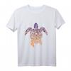 Schildkröte Shell mit Artistic Design - Reptile T-Shirt zur Förderung des Meeresschutzes & Bewusstseins
