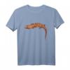 Eidechsenliebhaber T-Shirt mit Blau Zunge - Handgezeichnetes Grafikdesign für Reptilienfreunde, perfekt als Geschenk