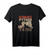 Herren Königspython Vater T-Shirt für Schlangenliebhaber - Cooles Design für Reptilienfans, Terrarienbesitzer & Karnevalskostüm