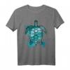 Farbenfrohes Meeresschildkröte T-Shirt – Buntes Sommeroutfit für Strand, Urlaub & Tierfans, perfekt als Geschenk für Kinder, Biowissenschaftler & Surfer